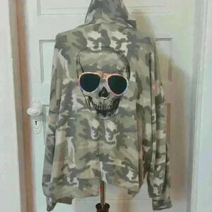 Camo Skull Hoodie